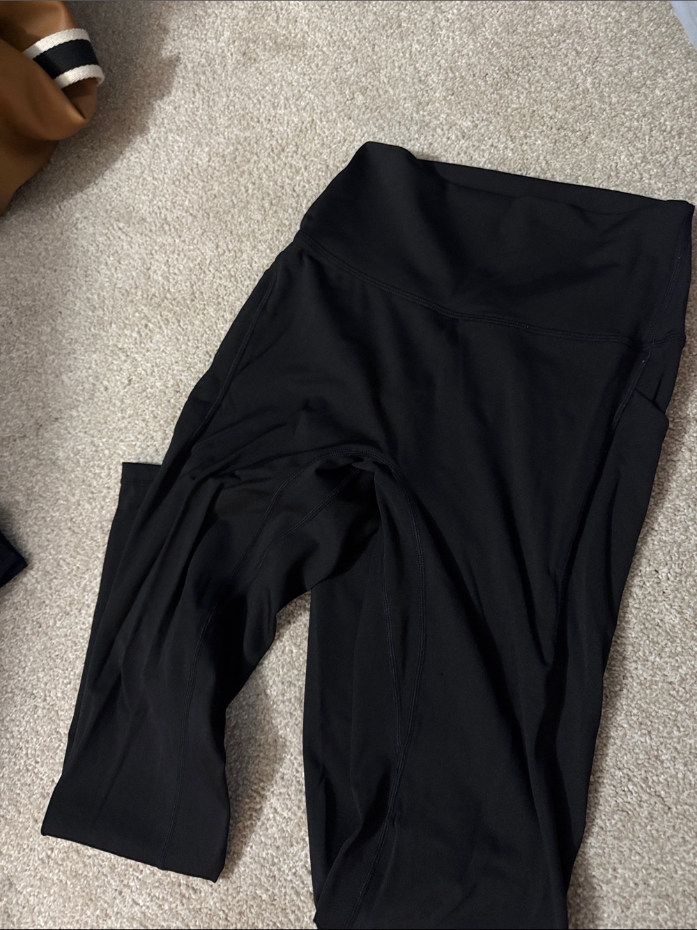 High-Waist Black Active Leggings for Women